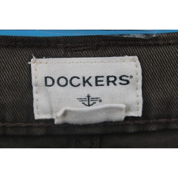 Dockers Men's Straight Fit Jean Cut Khaki Brown all motion comfort 34/30 NWT - Picture 5 of 6